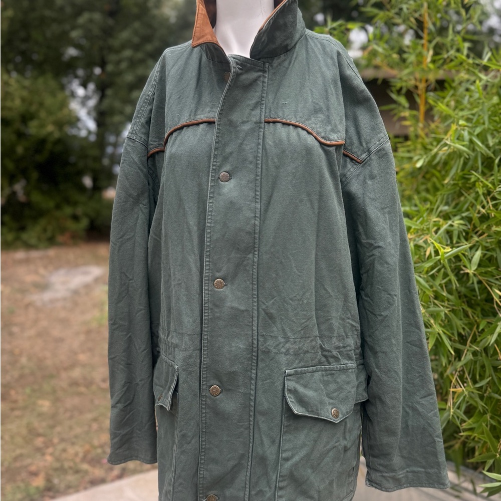 Vintage 3 Strays Ranch Brand Green Outdoor Chore Jacket